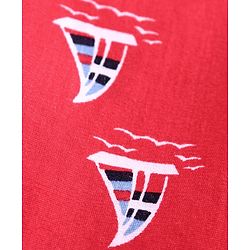 Babyhug Full Length Printed Pajama - Red