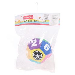 Babyhug Number Soft Ball Multicolor -Height 11 cm