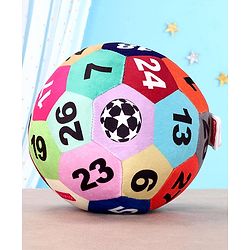 Babyhug Number Soft Ball Multicolor - Height 18 cm