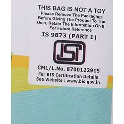 Babyhug Alphabet Soft Ball Multicolor - Height 18 cm (Color May Vary)