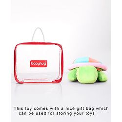 Babyhug Turtle Soft Toy Green - Height 40 cm