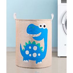 Babyhug Cotton Foldable Laundry bag Crocodile Print - Green