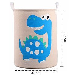 Babyhug Cotton Foldable Laundry bag Crocodile Print - Green