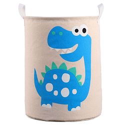 Babyhug Cotton Foldable Laundry bag Crocodile Print - Green