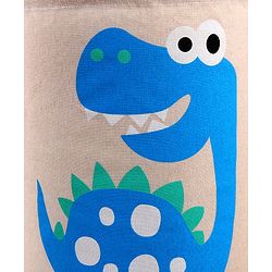 Babyhug Cotton Foldable Laundry bag Crocodile Print - Green