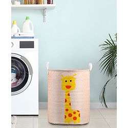 Babyhug Cotton Foldable Laundry bag Crocodile Print - Green
