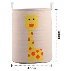 Babyhug Cotton Foldable Laundry bag Crocodile Print - Green