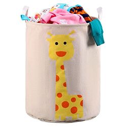 Babyhug Cotton Foldable Laundry bag Crocodile Print - Green