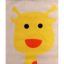 Babyhug Cotton Foldable Laundry bag Crocodile Print - Green