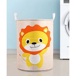 Babyhug Cotton Foldable Laundry bag Crocodile Print - Green