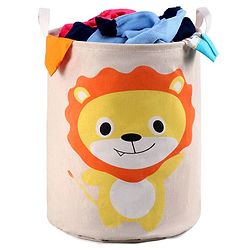 Babyhug Cotton Foldable Laundry bag Crocodile Print - Green