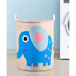 Babyhug Cotton Foldable Laundry bag Crocodile Print - Green