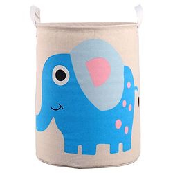 Babyhug Cotton Foldable Laundry bag Crocodile Print - Green
