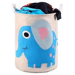 Babyhug Cotton Foldable Laundry bag Crocodile Print - Green