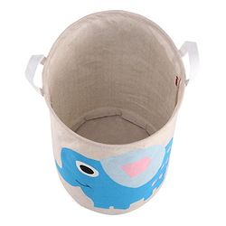 Babyhug Cotton Foldable Laundry bag Crocodile Print - Green