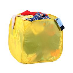 Babyhug Laundry Basket Monkey Print - Yellow