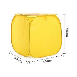 Babyhug Laundry Basket Monkey Print - Yellow