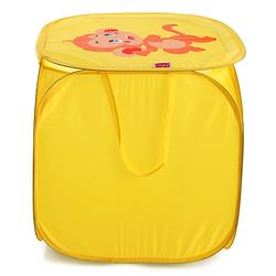 Babyhug Laundry Basket Monkey Print - Yellow