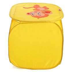 Babyhug Laundry Basket Monkey Print - Yellow