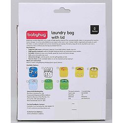 Babyhug Laundry Basket Monkey Print - Yellow