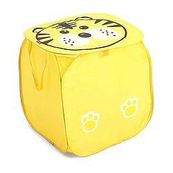 Babyhug Tiger Printed Laundry Basket - Yellow