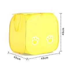 Babyhug Tiger Printed Laundry Basket - Yellow