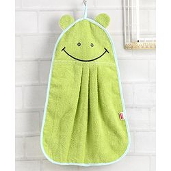 Babyhug Wash Cloth Froggy Design - Green