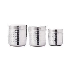 Babyhug Stainless Steel Container Pack of 3 - Silver