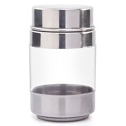 Babyhug Stainless Steel Canisters Set of 3 - Silver
