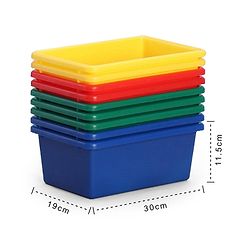 Babyhug 3-Tier Toy Organizer With 9 Trays - Multicolor