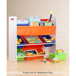 Babyhug Toy Organizer With 6 Tray - Multicolor