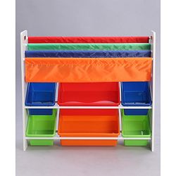 Babyhug Toy Organizer With 6 Tray - Multicolor
