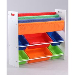 Babyhug Toy Organizer With 6 Tray - Multicolor