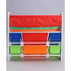 Babyhug Toy Organizer With 6 Tray - Multicolor