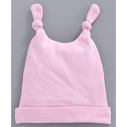 Babyhug 100% Cotton Cap Bird Print Pink -  Diameter 10 cm