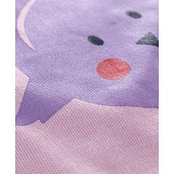 Babyhug 100% Cotton Cap Bird Print Pink -  Diameter 10 cm