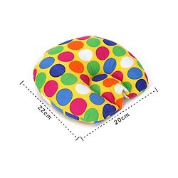 Babyhug Cotton Baby Pillow Polka Dot Print - Yellow