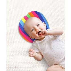 Babyhug Cotton Baby Pillow Polka Dot Print - Yellow
