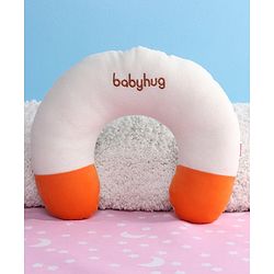 Babyhug Plush Neck Pillow - White