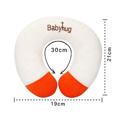 Babyhug Plush Neck Pillow - White