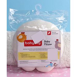 Babyhug Plush Neck Pillow - White