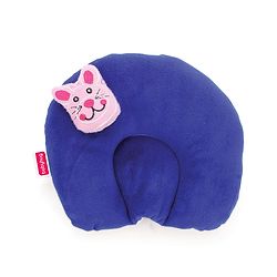 Babyhug Velour Shape Supporter Pillow Bunny Motif  - Blue