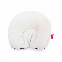 Babyhug Velour Shape Supporter Pillow Bunny Motif  - Blue