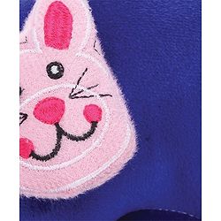Babyhug Velour Shape Supporter Pillow Bunny Motif  - Blue