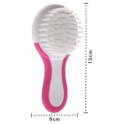 Babyhug Easy Grip Hair Brush & Comb Set - Pink