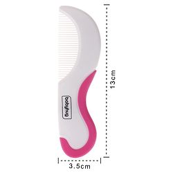 Babyhug Easy Grip Hair Brush & Comb Set - Pink