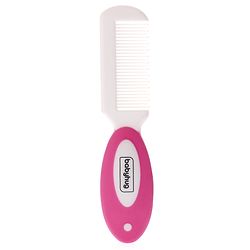 Babyhug Easy Grip Hair Brush & Comb Set - Pink