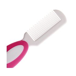 Babyhug Easy Grip Hair Brush & Comb Set - Pink