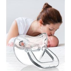 Babyhug Orthodontic Pacifier - White