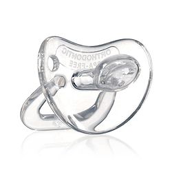 Babyhug Orthodontic Pacifier - White